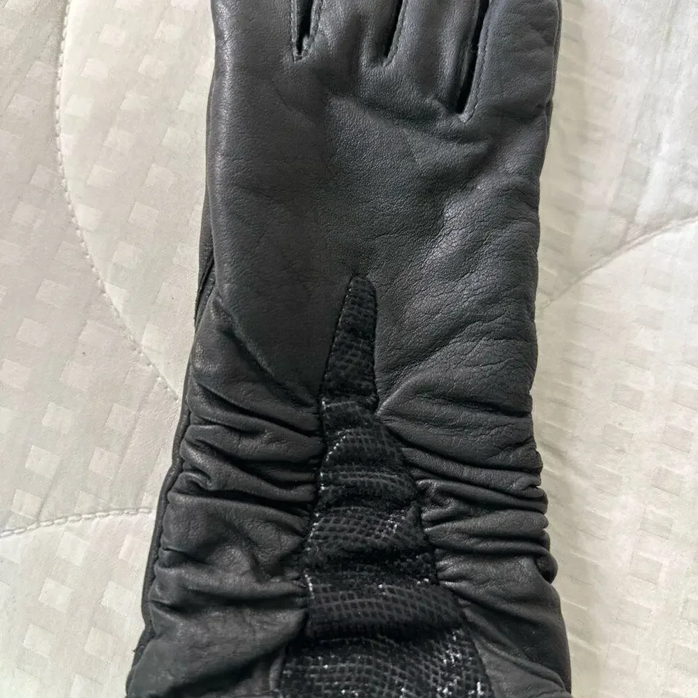 Wilsons Leather Womens Thinsulate Lined Touchpoint Leather Glove Black Small